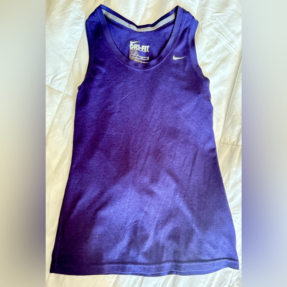 Nike Purple Dri-FIT Athletic Top
